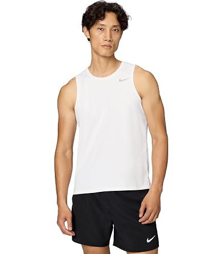 Amazon.com: Nike Men's AeroSwift NN Running Singlet, White/Orange